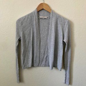 Cropped, Gray Loft Sweater, Size Medium